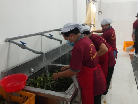 Quy trình rửa rau