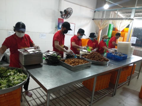 Khâu chia thực phẩm