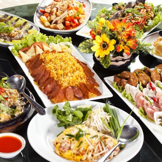 Món ăn tiệc mẫu 4